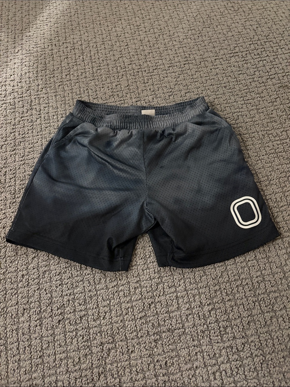 Boys overtime  Athletic Mesh Shorts - Black